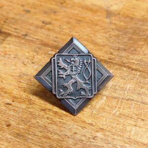 ČS Armádní odznak na vycházkovou čepici mužstva - 1921/30